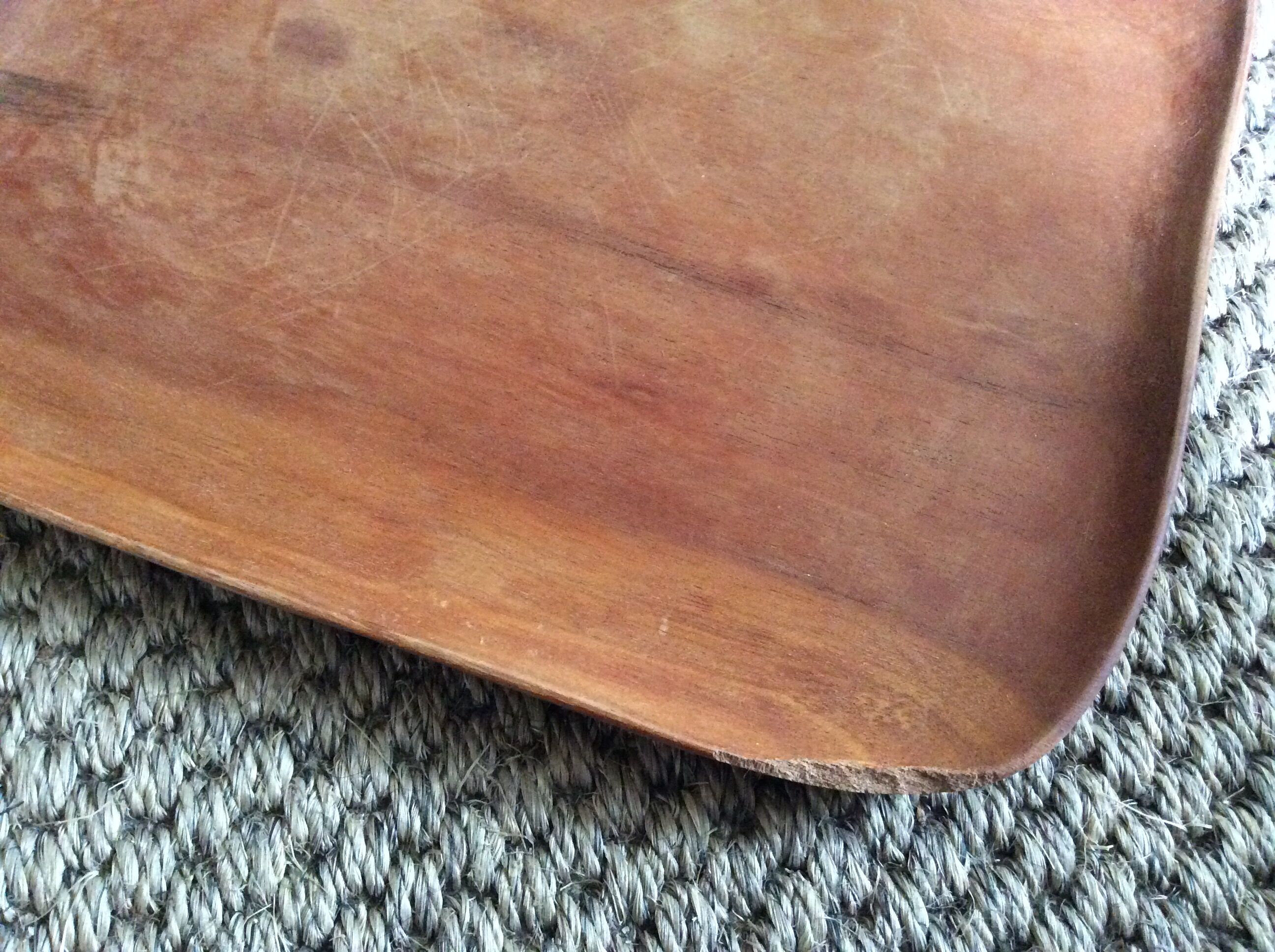 Set of 8 wooden plates