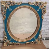 Louis XV style gilded carved wooden mirror h74x64