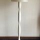 Modernist wooden floor lamp Brancusi Endless column 1940 1950