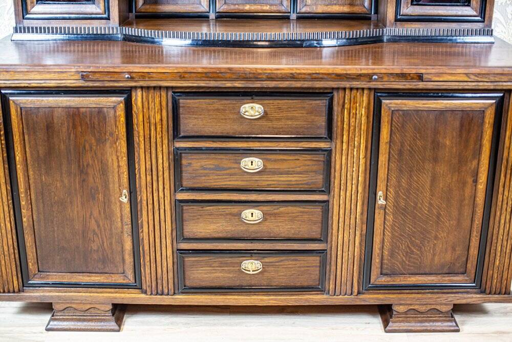 Vintage Buffet in Oak Burl, 1930s