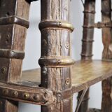 Ancient Indian library made of teak wood