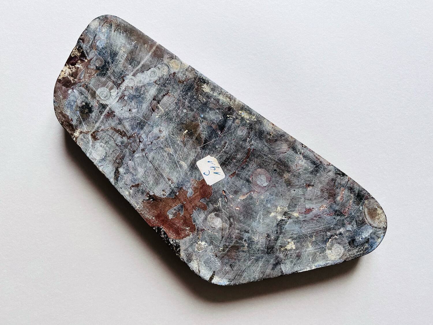 Vintage fossilised marble catchall