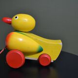 Wooden duck to shoot