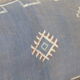 Berber cushion blue cactus silk