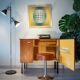 Modernist trunk desk from the 60s, teak