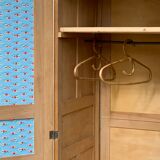 Parisian wardrobe art deco 1930 removable wardrobe beech solid