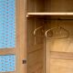 Parisian wardrobe art deco 1930 removable wardrobe beech solid