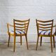 2x Thonet armchairs, 1960s