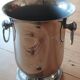 Champagne bucket with pedestal in 18/10 stainless steel – Jean Couzon, France 1970