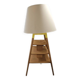 Cider wooden floor lamp with shelves