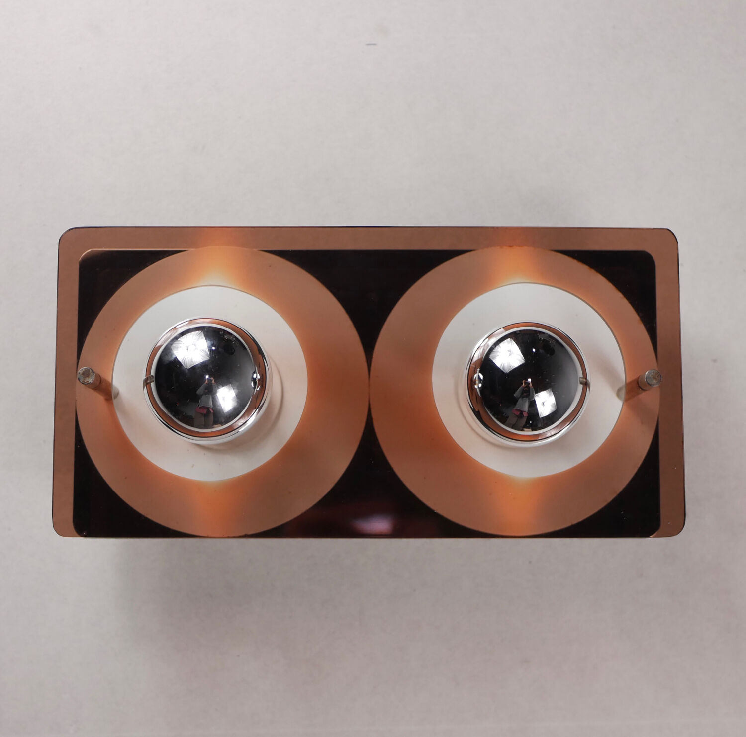 Disco plexi wall lamp by jocelyne trocmé for oxar