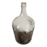 Clear glass demijohn carboy