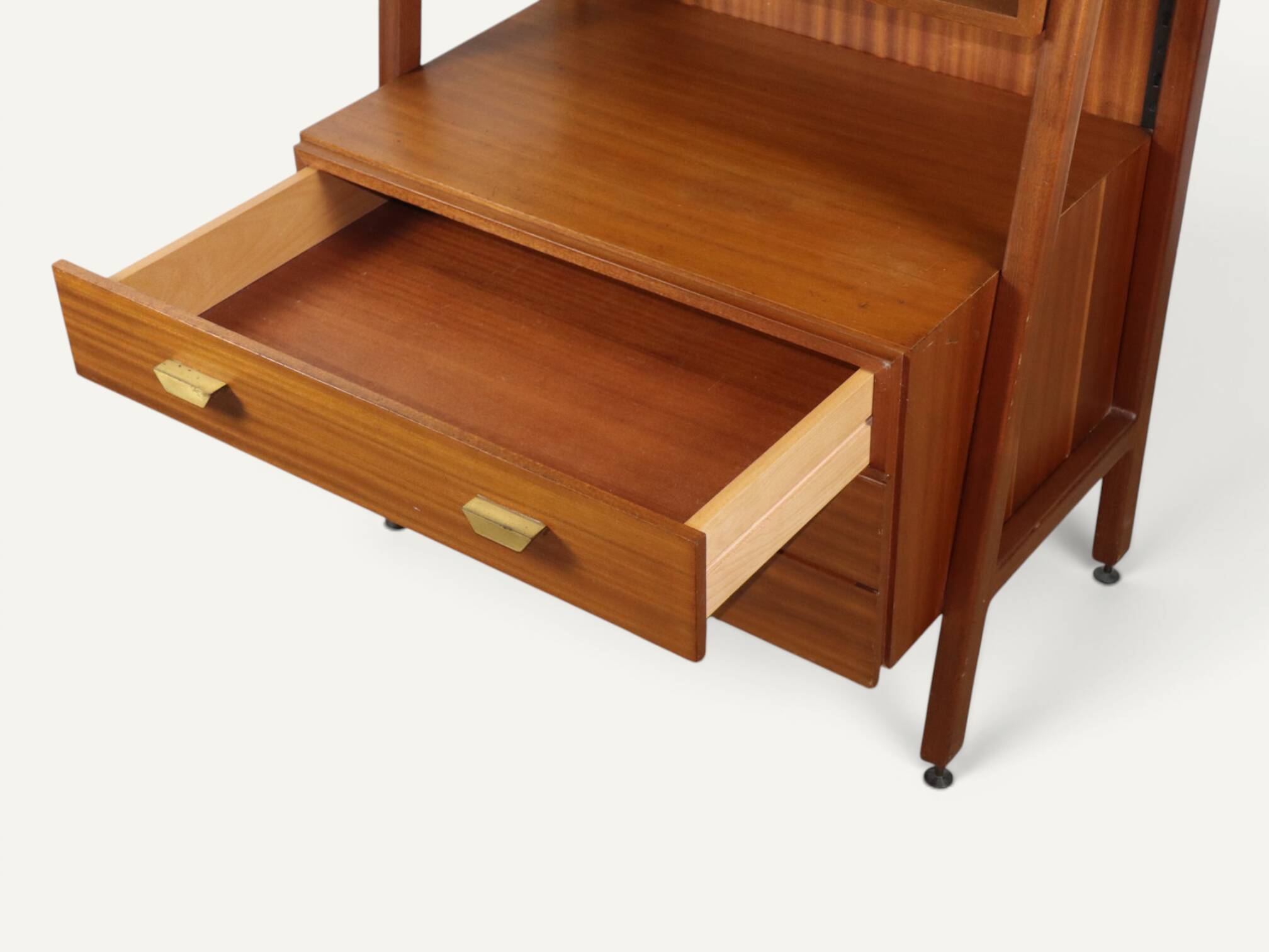 Vintage Italian wooden library - 1960s