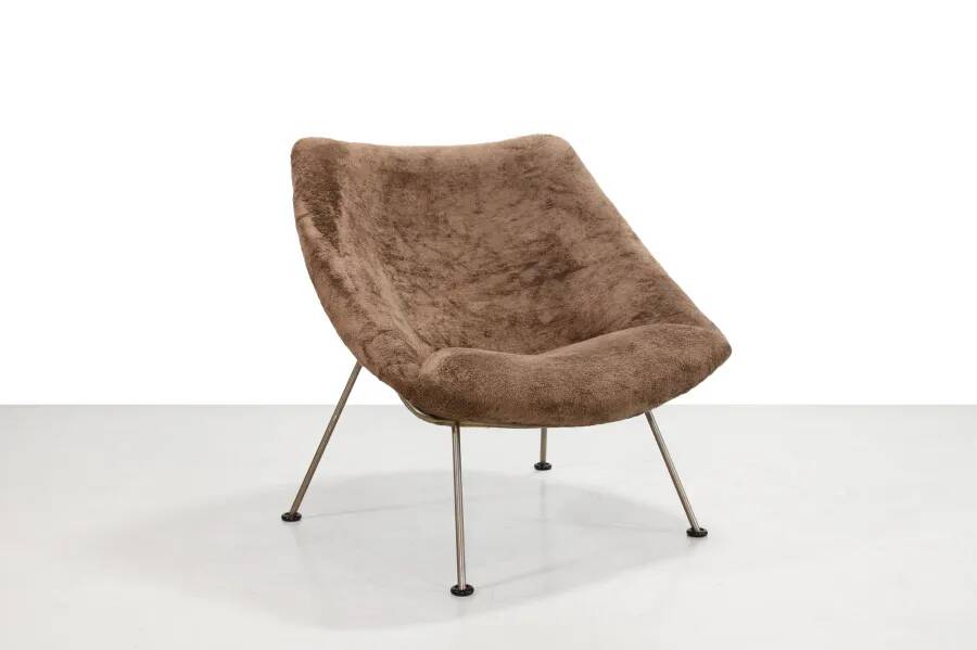 Artifort Oyster model F157 armchair by Pierre Paulin, 1950s