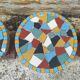 Mosaic stools