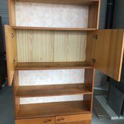 Bibliothèque en pin couleur miel, années 90