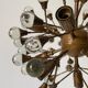 Atomic chandelier by Vereinigte Werkstätten München, 1950s, Germany
