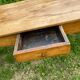 Blonde cherry farmhouse table