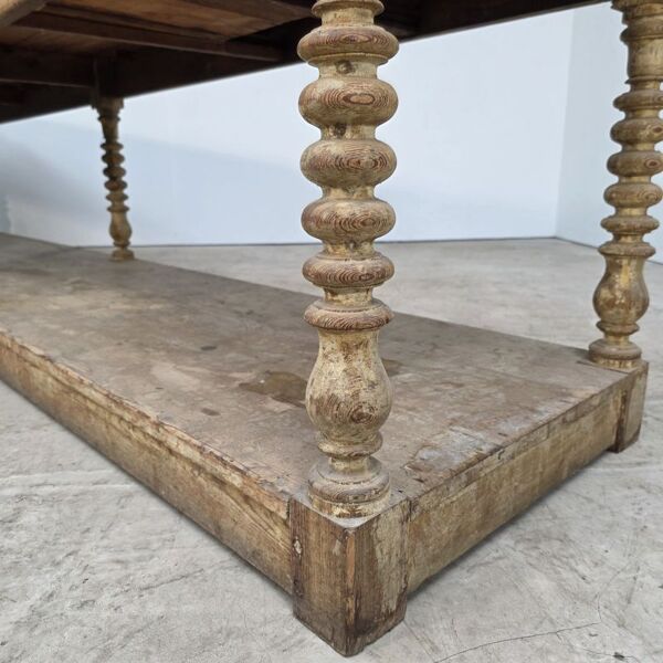 Grande table de drapier 19ème