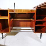 Mid-Century sideboard desk combination in teak, 1960s
