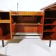Commode-bureau mi-siècle en teck, années 1960