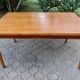 Extendable teak table by Henning Kjaernulf, Denmark 1960