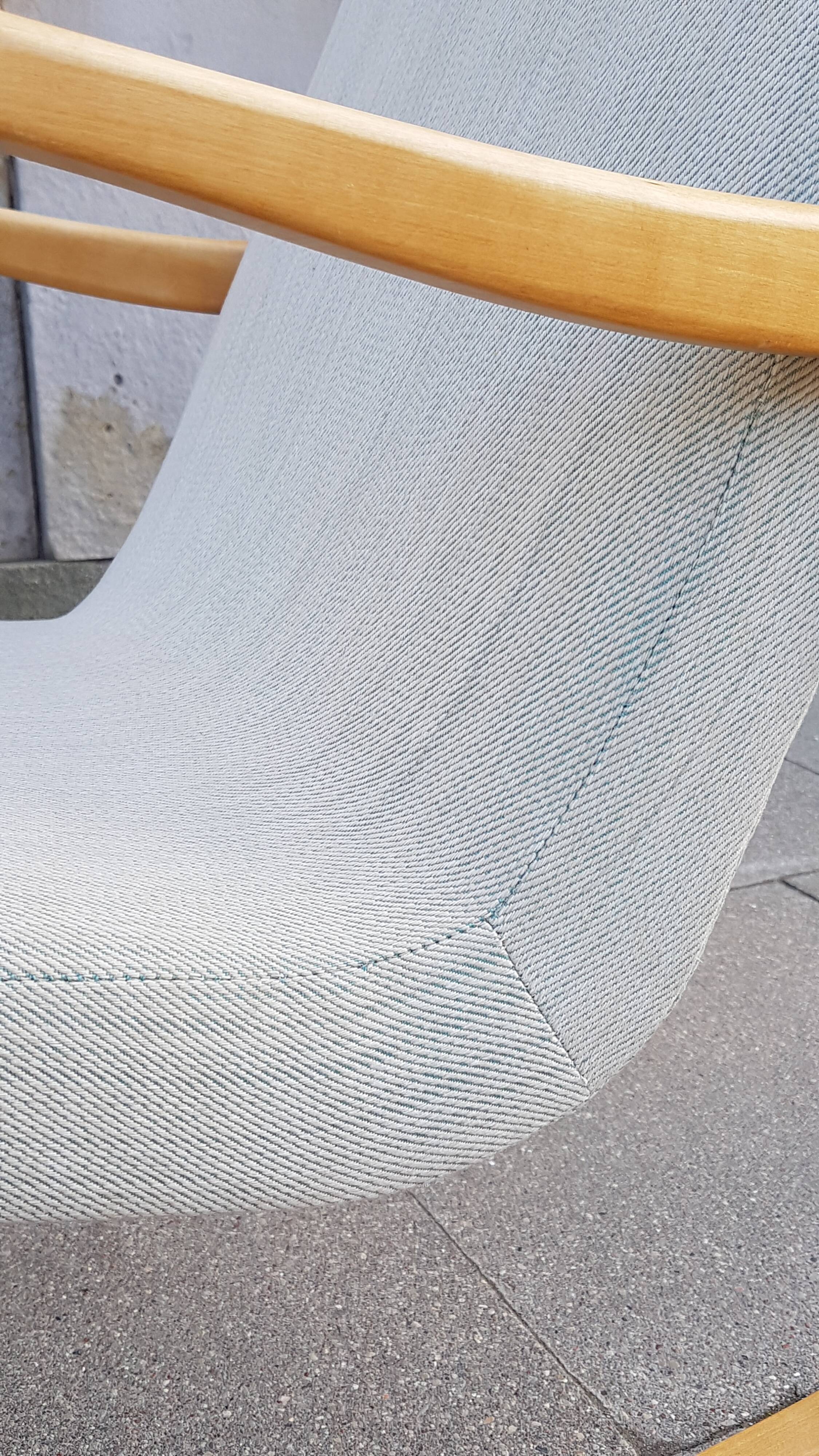 Polish armchair type 364 designed by Barbara Fenrych-Węcławska