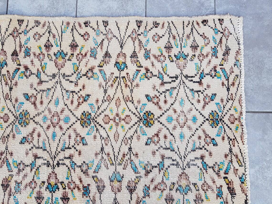 Turkish Vintage Handmade Area Rug sku v332
