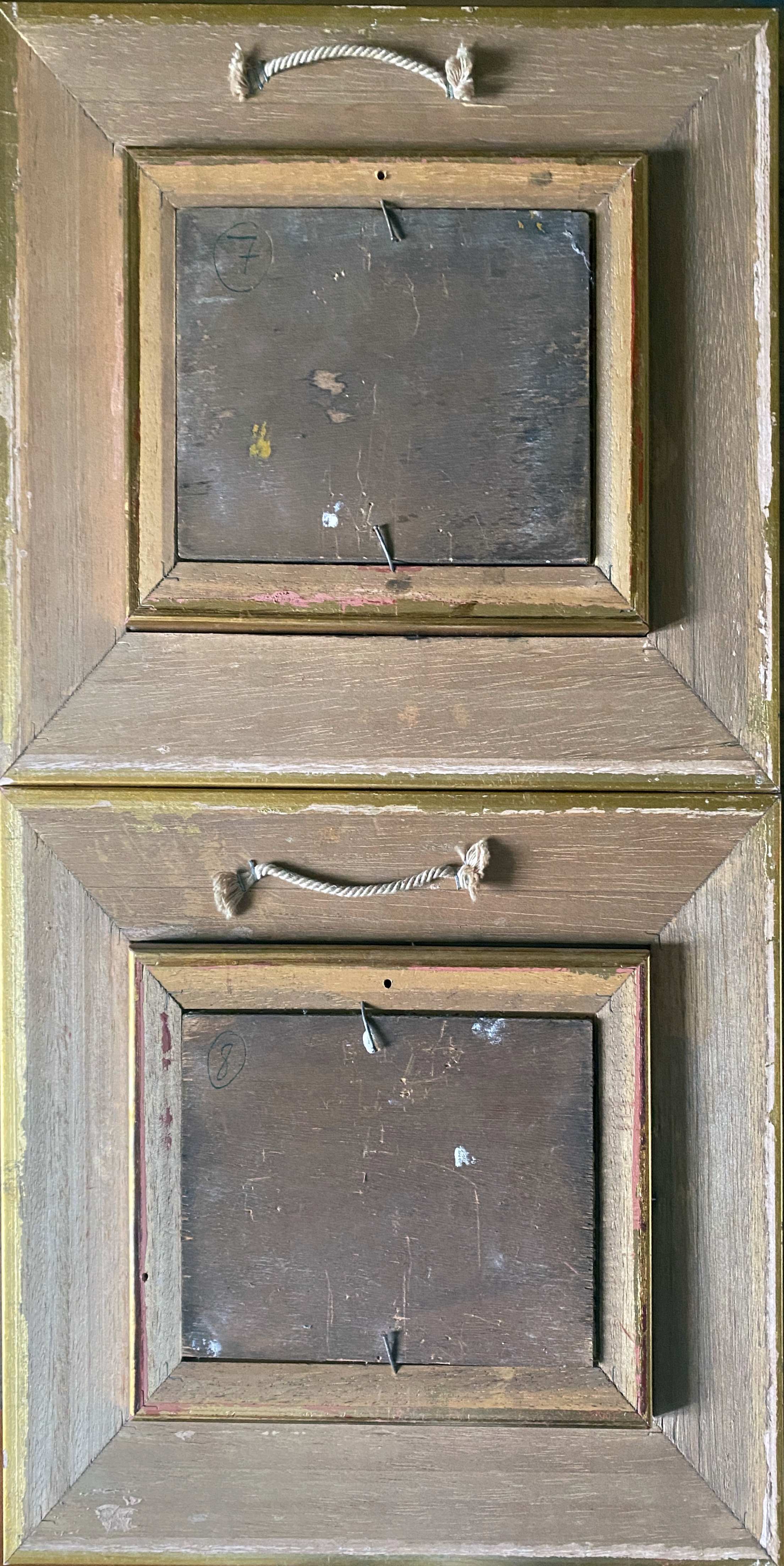 Paintings during HSP "Animated landscapes / river" signed Lefranc + frame XX°