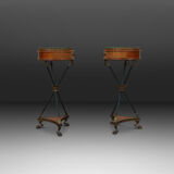 Pair of Empire style nightstands
