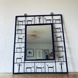 Artistic ironwork mirror, Frederick Weinberg