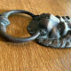 Lion head door knocker