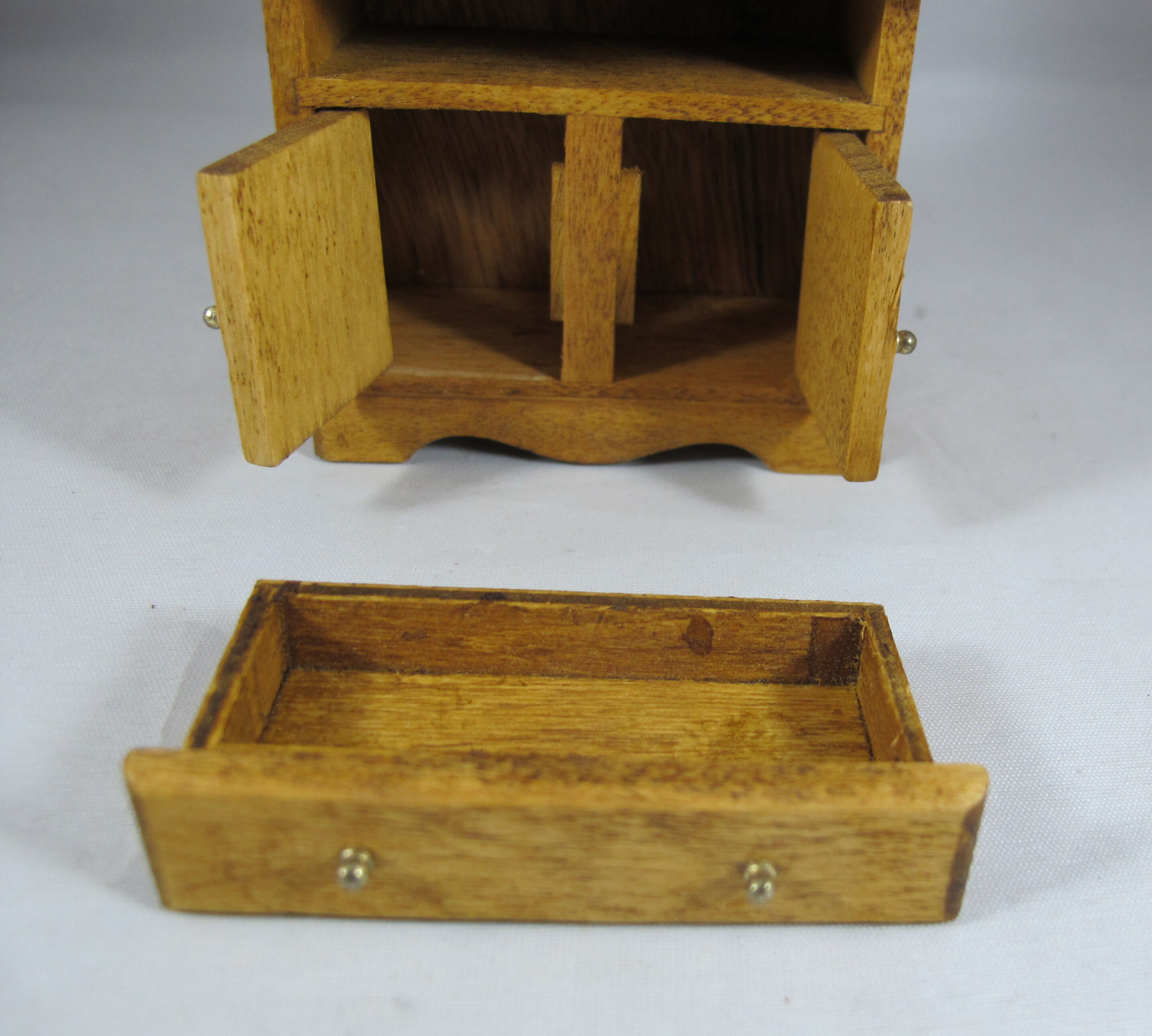 Antique wooden sideboard for doll