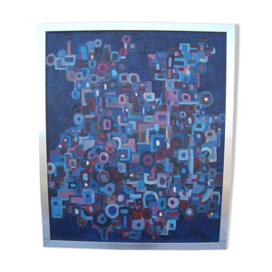 Tableau abstrait toile