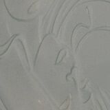 Designer engraved glass headboard