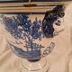 Indoor cache pot earthenware from Nevers signed F. Albus