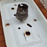 Chiseled glass ceiling light