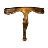 Antique console in wood and stucco