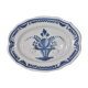 Flat oblong in faience said black ass auxerre