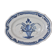 Flat oblong in faience said black ass auxerre