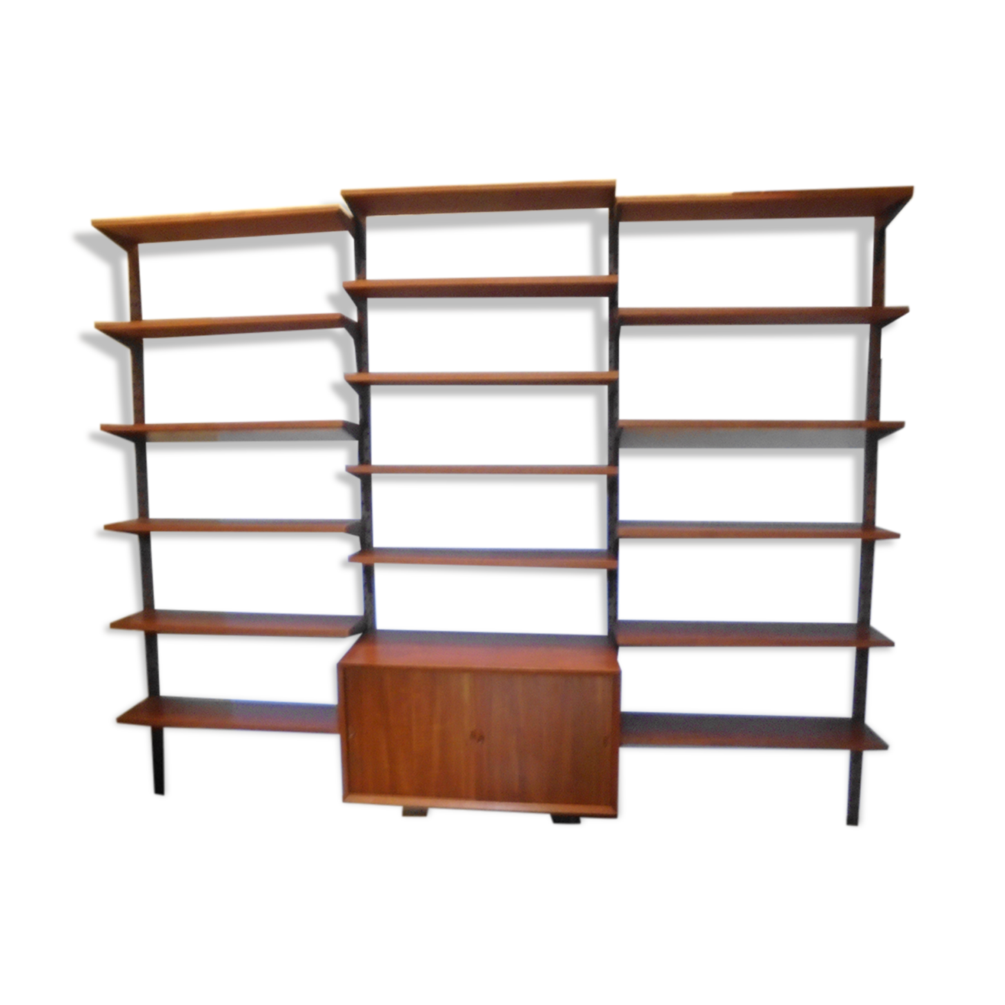 Danish modular library furniture by Poul Cadovius from the 60s