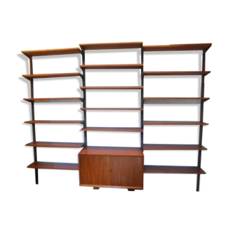 Danish modular library furniture by Poul Cadovius from the 60s