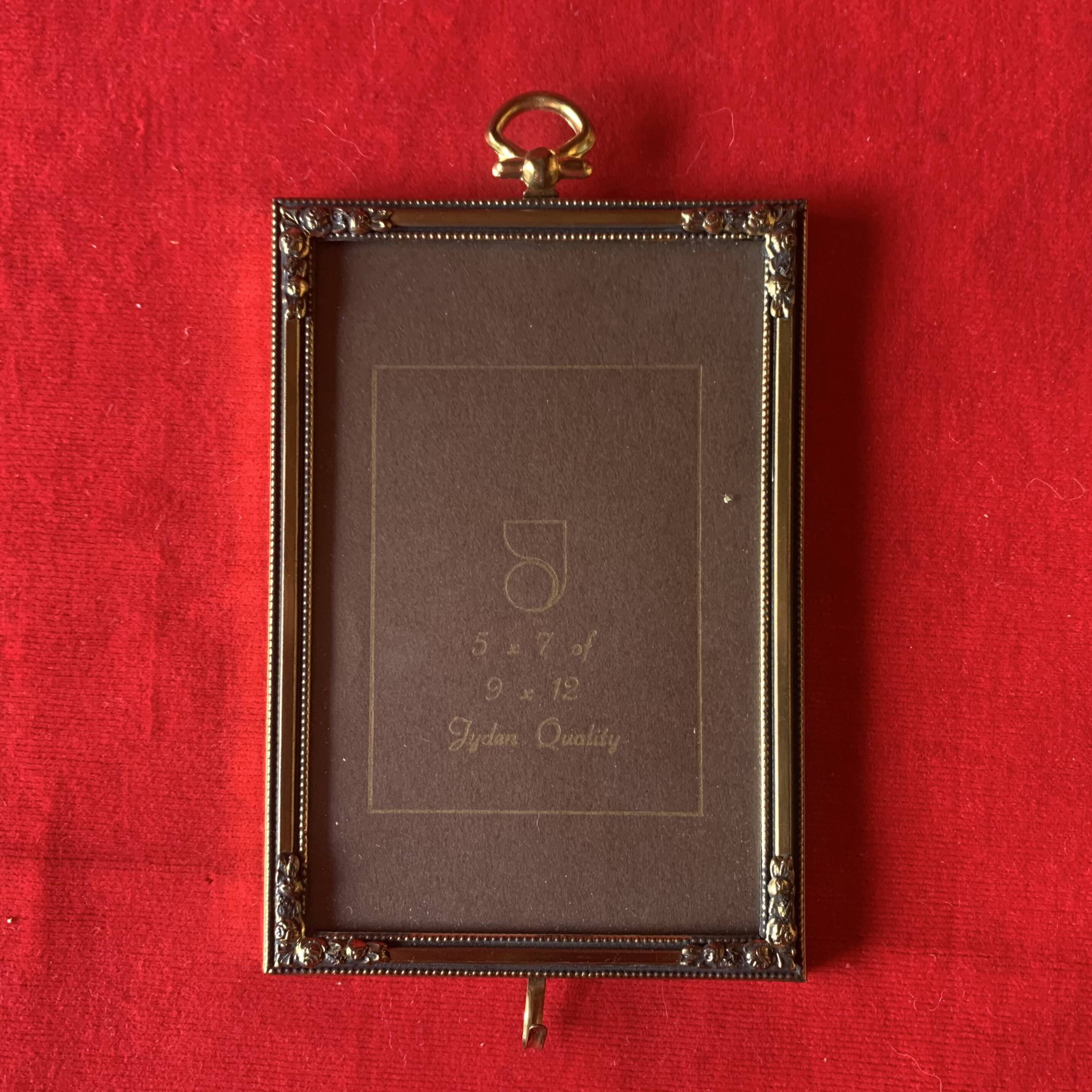 Set of 6 Jyden Vintage Gold Brass Picture Frames