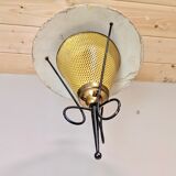 Suspension in perforated sheet metal