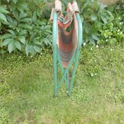 Ancien fauteuil camping vintage