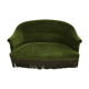 Toad sofa in green velvet