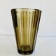 Smoked glass vase