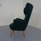 French Kvadrat Tonica Wingback Chair, 1950s