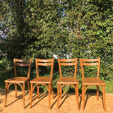 Set of 4 vintage chairs baumann
