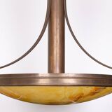Large Art Deco Ceiling Lamp, France, 1980s